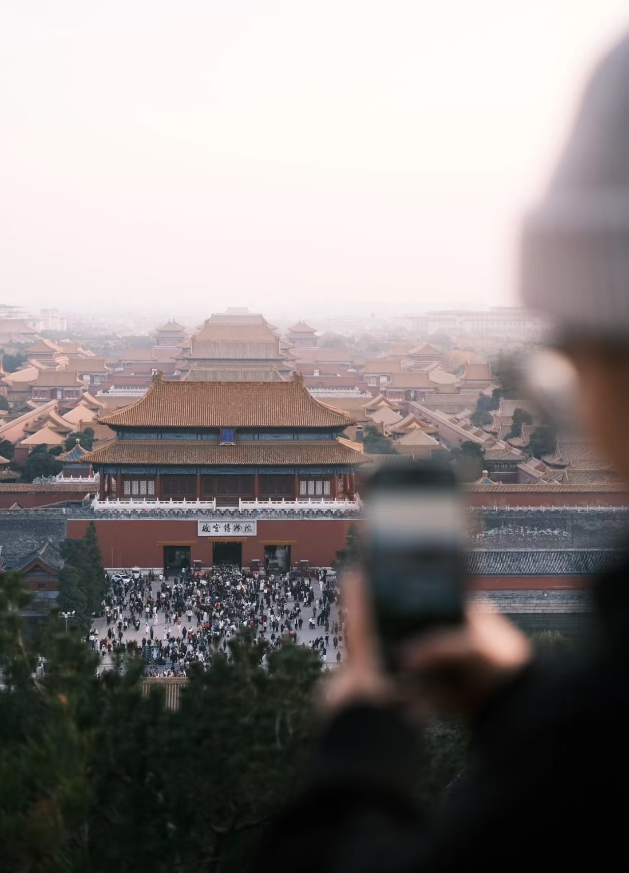 Jingshan Park panorama of Forbidden City — Beijing Central Axis UNESCO World Heritage 2024 journey with Korascale.