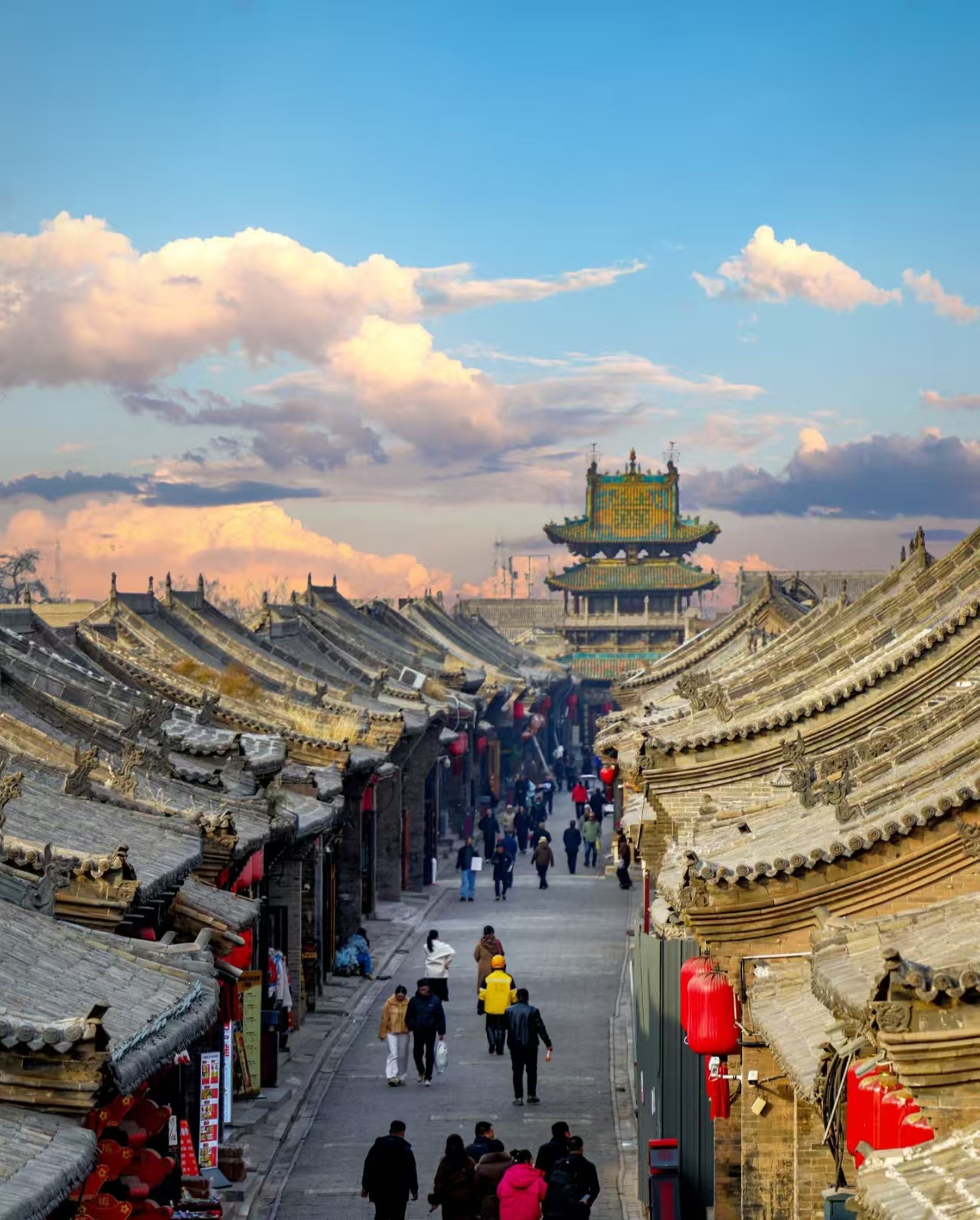 Pingyao Ancient City morning Living Heritage City China — Pingyao Courtyard Hotel private experience by Korascale Bespoke Travel.
